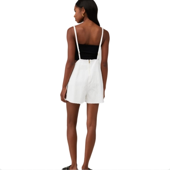 Show Me Your MuMu Trude Romper Seasalt White S New - Picture 5 of 14